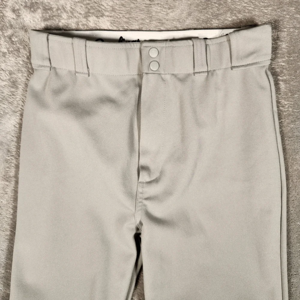 Rawlings Baseball Pants Mens Size M Grey Excellent Pro-Dri‎ ACABP31SR Reinforced